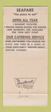Matchbook Cover - Seafare Restaurant Nags Head NC 30 Strike