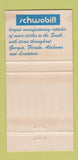 Matchbook Cover - Schwobilt Clothes WEAR 30 Strike