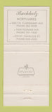 Matchbook Cover - Buchholz Mortuary St Louis? MO 30 Strike