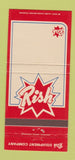 Matchbook Cover - Rish Tractors OH WV VA MD Locations 30 Strike