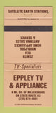 Matchbook Cover - Eppley TV & Appliance Millersburg OH 30 Strike