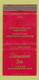Matchbook Cover - Shenandoah Inn Old Washington OH 30 Strike
