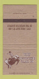 Matchbook Cover - Cowpuncher's Western Wear Tony Lama Justin Boots 30 Strike