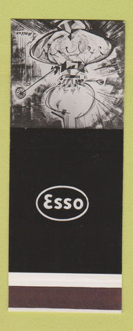 Matchbook Cover - Esso oil gas France SAMPLE