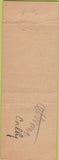 Matchbook Cover - Susies Chicken in the Ruff Xmas no town