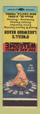 Matchbook Cover - O'Neill's Lakewood Beach New Castle PA pinup