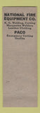 Matchbook Cover - Welders Service Pittsburgh PA pinup