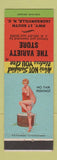 Matchbook Cover - Variety Store Jacksonville NC pinup