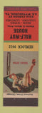 Matchbook Cover - Half Way House Pittsburgh PA pinup