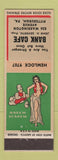 Matchbook Cover - Bank Cafe Pittsburgh PA pinup