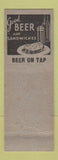 Matchbook Cover - Bank Cafe Pittsburgh PA pinup