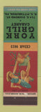 Matchbook Cover - York Grill Cabaret Pittsburgh PA pinup
