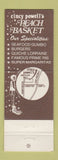 Matchbook Cover - Cincy Powell's Peach Basket basketball