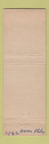Matchbook Cover - Roach's Amoco oil gas Lewes DE
