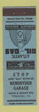 Matchbook Cover - Remsnyder Garage oil gas Atlantic Towanda PA