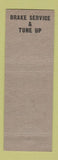 Matchbook Cover - Chevron oil gas Rowlands San Francisco CA Atlas Tires