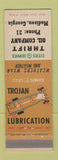 Matchbook Cover - Cities oil gas Thrift Madison GA
