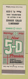 Matchbook Cover - Cities oil gas Johnson's Burlington IA