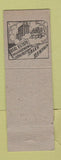 Matchbook Cover - Friendly Fruit Store Raleigh NC