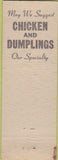 Matchbook Cover - Moran's Cafe Nisswa MN bbq