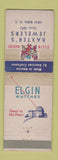 Matchbook Cover - Elgin Watches Baxter's Jewelry New Bern NC