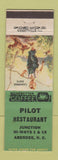 Matchbook Cover - Pilot Restaurant Aberdee NC