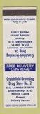 Matchbook Cover - Crutchfield Browning Drug Store Greensboro NC