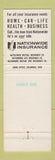 Matchbook Cover - Nationwide Insurance Gastonia NC