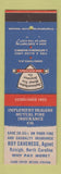 Matchbook Cover - Implement Dealers Insurance Roy Caveness Raleigh NC