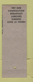 Matchbook Cover - Lil Tom's Rainbow Grill Wilson NC