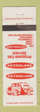 Matchbook Cover - Petrolane Propane Gas Bridgeport Lansing OH