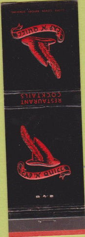 Matchbook Cover - Cap  and  Quill Restaurant Los Angeles CA