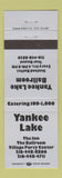 Matchbook Cover - Yankee Lake Inn Brookfield Township OH