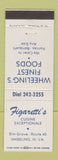 Matchbook Cover - Figaretti's Restaurant Wheeling WV