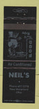 Matchbook Cover - Neil's Restaurant New Waterford OH