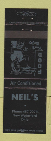 Matchbook Cover - Neil's Restaurant New Waterford OH