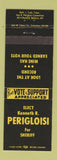 Matchbook Cover - Kenneth Perigloisi Sheriff Election Bellaire OH