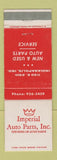Matchbook Cover - Imperial Auto Parts Indianapolis IN