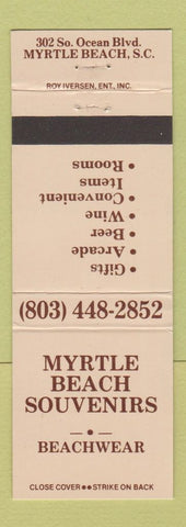 Matchbook Cover - Myrtle Beach Souvenirs SC gifts