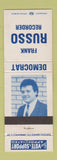 Matchbook Cover - Frank Russo Recorder Election