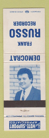Matchbook Cover - Frank Russo Recorder Election