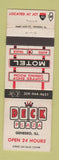 Matchbook Cover - Deck Plaza Motel Restaurant Genesseo IL