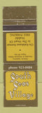 Matchbook Cover - South Seas Village Waikiki Hawaii WEAR