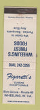 Matchbook Cover - Figaretti's Restaurant Wheeling WV WHITE