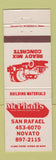 Matchbook Cover - McPhail's Concrete Novato San Rafael CA