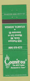 Matchbook Cover - Cognito's Italian Restaurant Atlanta GA