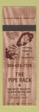 Matchbook Cover - Pipe Rack Tobacco Clarksburg WV