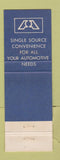 Matchbook Cover - American Auto Parts Vince Garden Grove CA WEAR