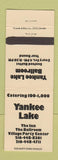 Matchbook Cover - Yankee Lake Inn Brookfield Township OH