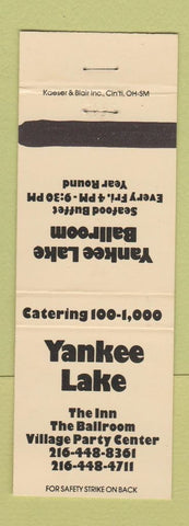 Matchbook Cover - Yankee Lake Inn Brookfield Township OH